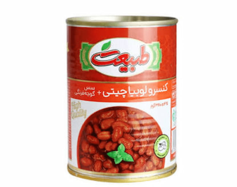 تصویر 1 از کنسرو لوبیا چیتی طبیعت با ترکیبات سالم و خوش طعم